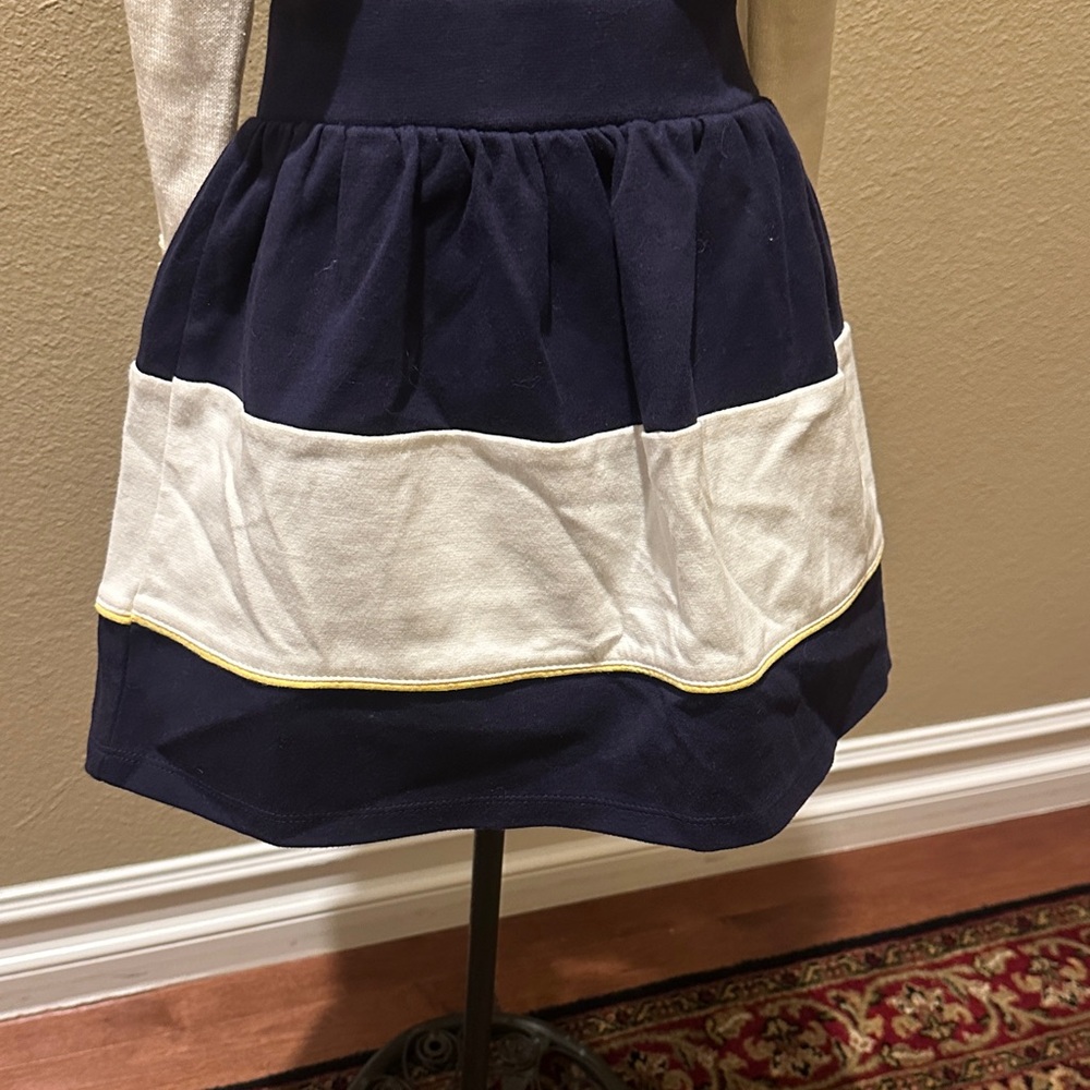 Gymboree Navy and Cream Kids Dress